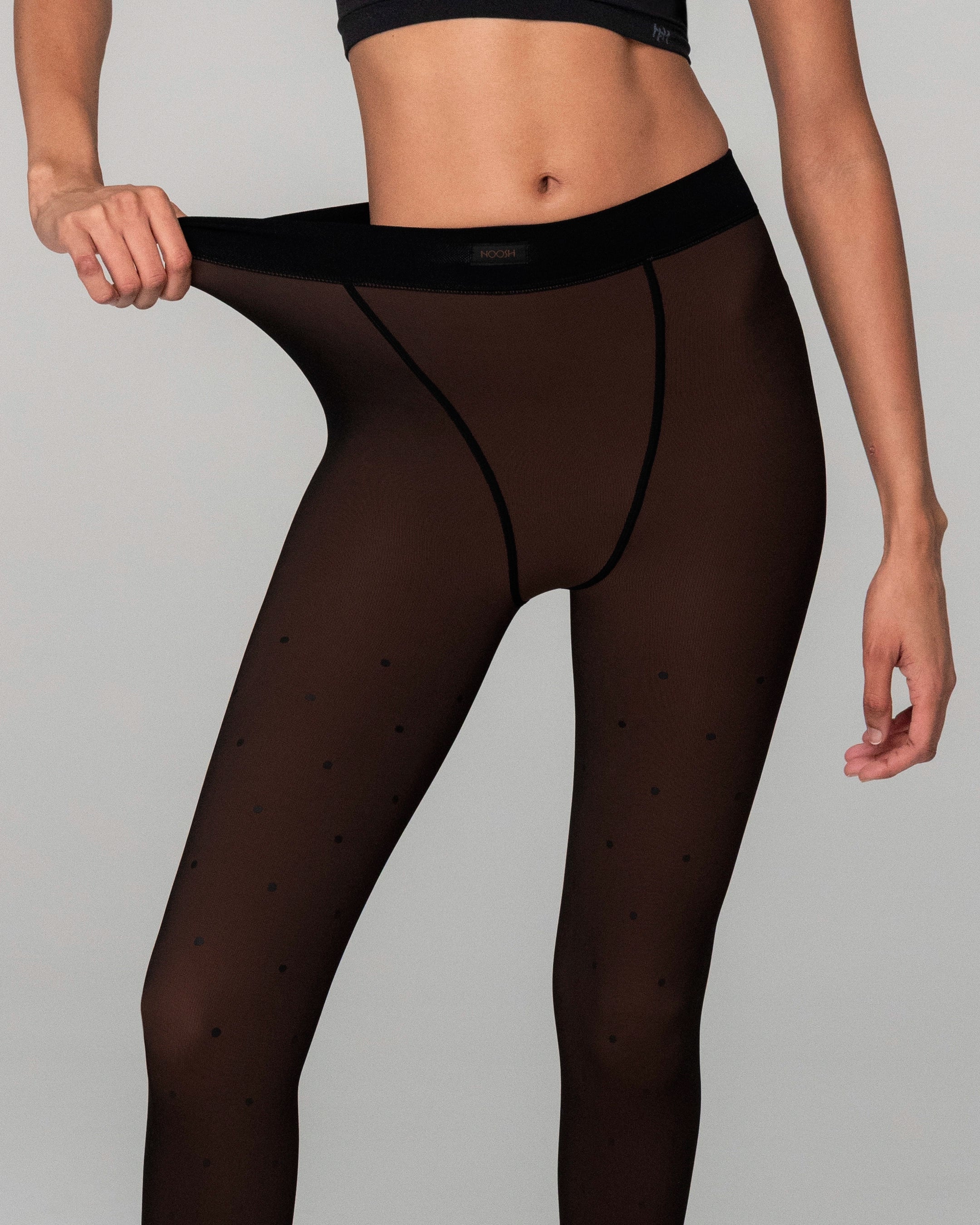 TOAST - FLEECE-LINED TIGHTS - DOTS - Image 18